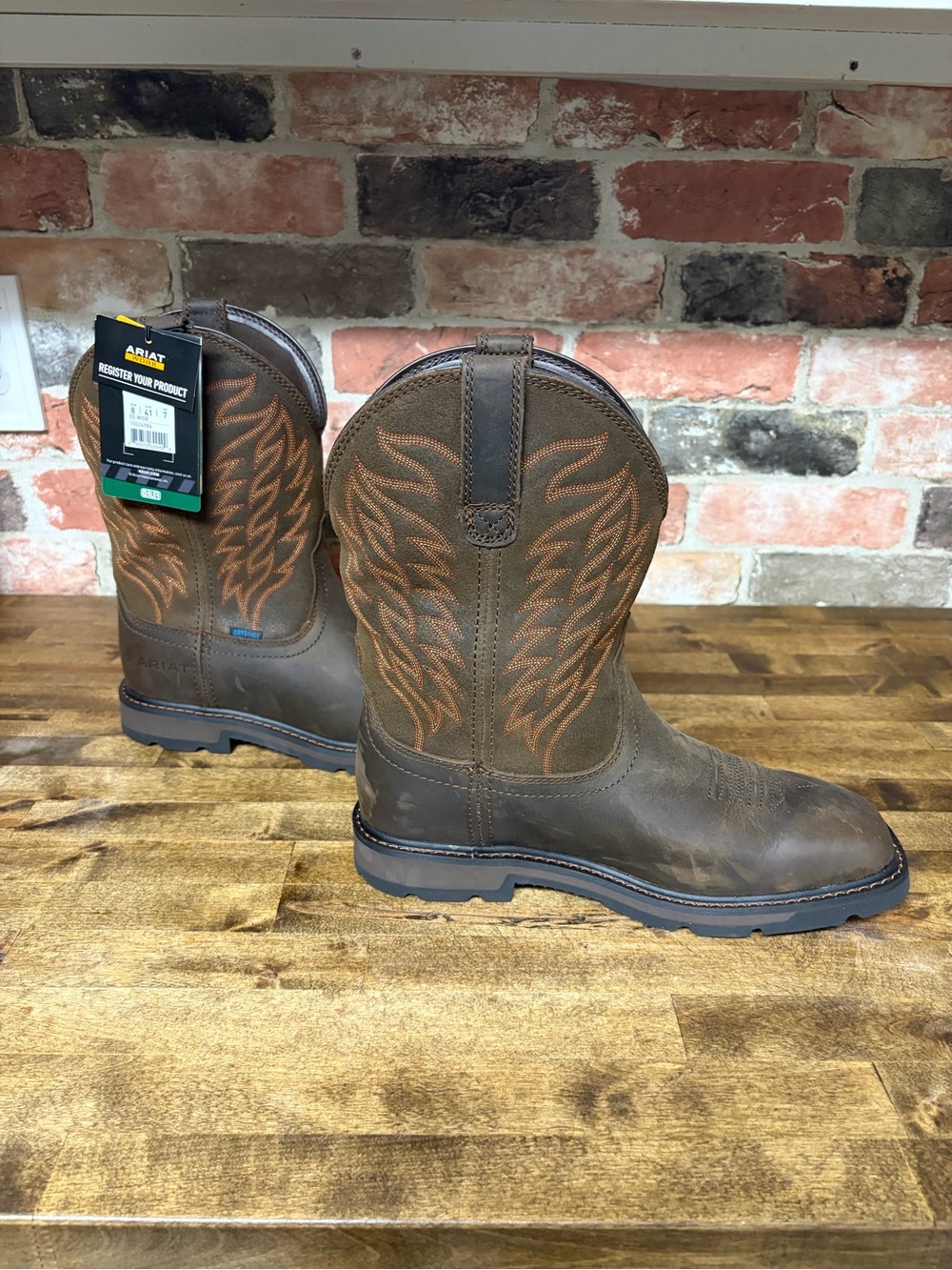 Ariat groundbreaker waterproof new boots we no longer have the box